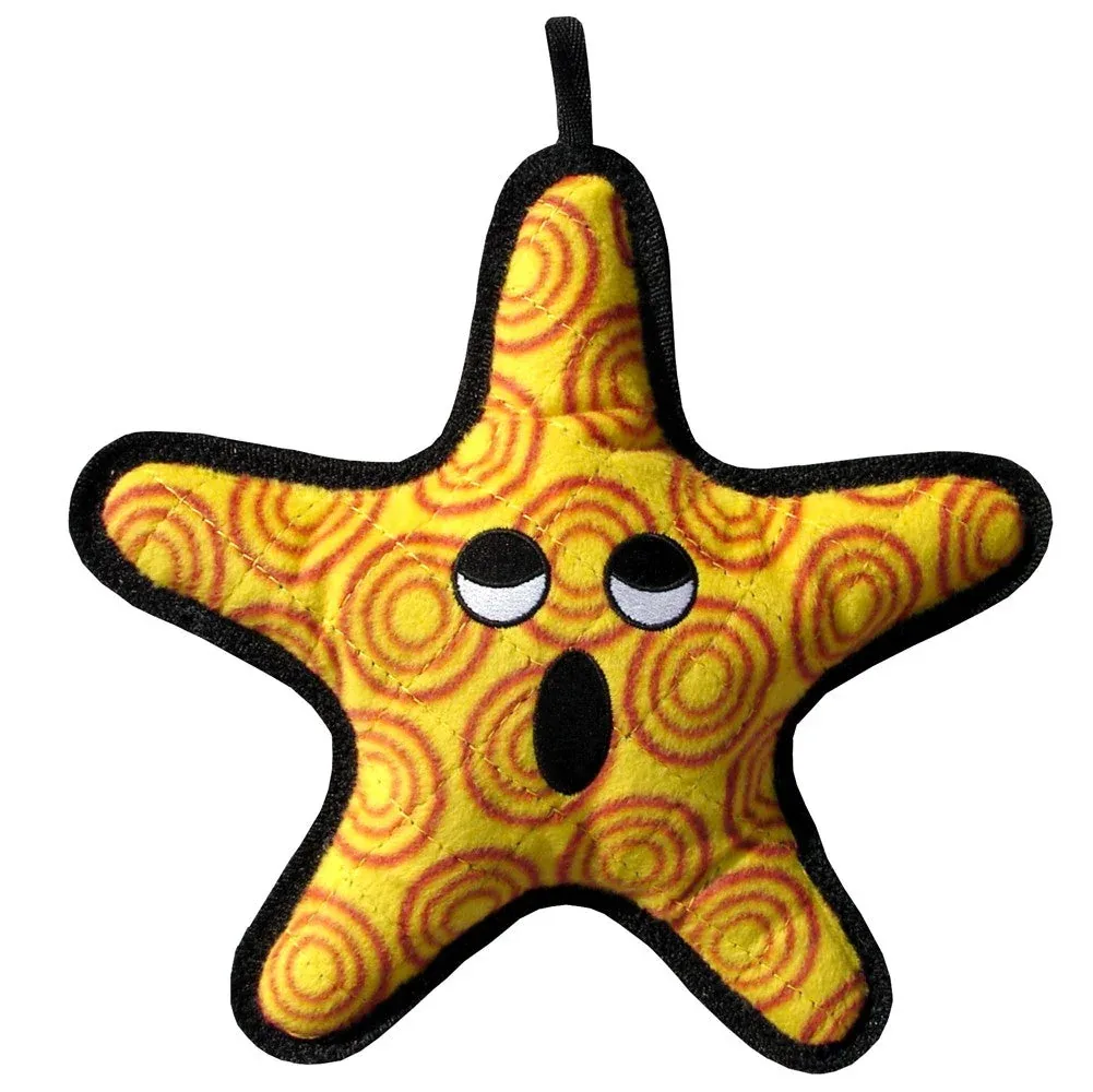 Tuffy Ocean Creature Starfish Durable Dog Toy Orange, 1ea/10 in