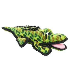 TUFFY® Tough Plush Alligator Plush Squeaker Dog Toy