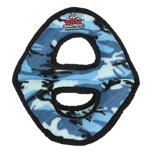 TUFFY® Ultimate 3-Way Ring Blue Camo Dog Toy