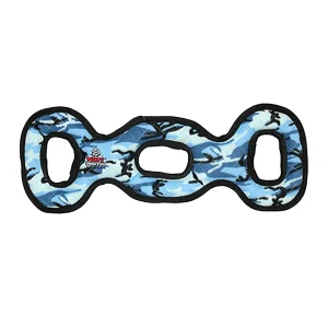 TUFFY® Ultimate 3-Way Tug Blue Camo Dog Toy