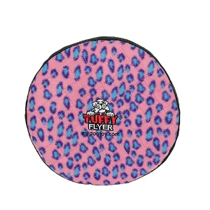 TUFFY® Ultimate Flyer Pink Leopard Dog Toy