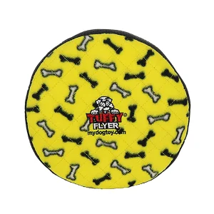 TUFFY® Ultimate Flyer Yellow Bone Dog Toy