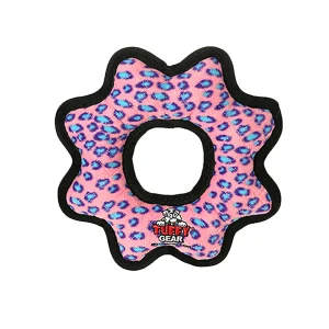 TUFFY® Ultimate Gear Ring Pink Leopard Dog Toy