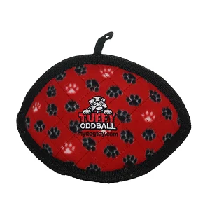 TUFFY® Ultimate Odd Ball Red Paw Dog Toy