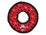 Tuffy Ultimate Ring Durable Dog Toy, Red Paw, 11 in - Image 2