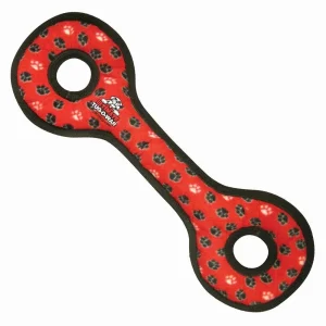 Tuffy Ultimate Tug-O-War Dog Toy Red Paw