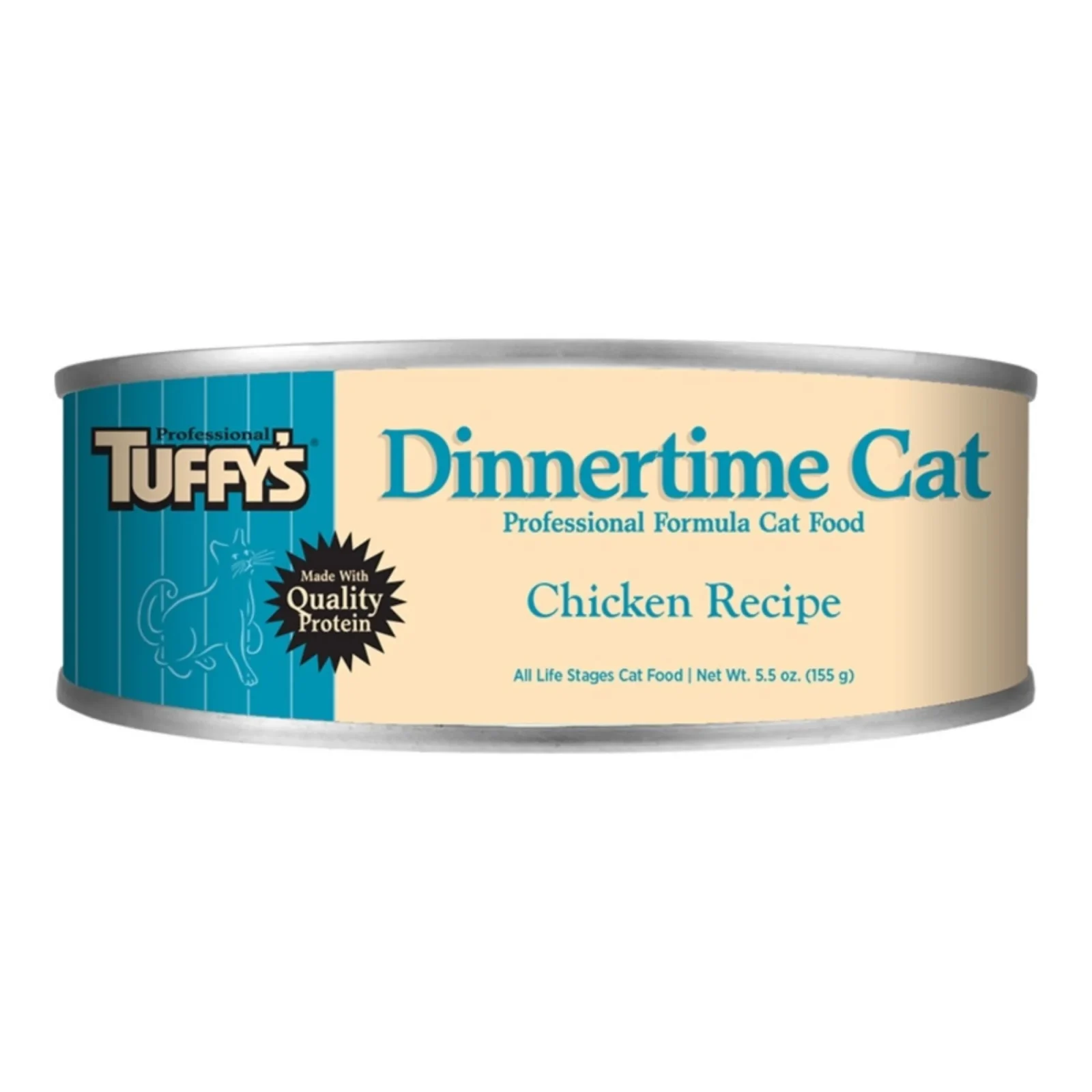 Tuffy's Cat Professional Dinnertime Chicken, 5.5 oz each, Case of 24