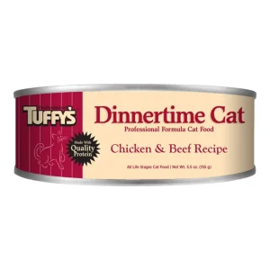 Tuffy's Cat Professional Dinnertime Chicken & Beef, 5.5 oz each, Case of 24