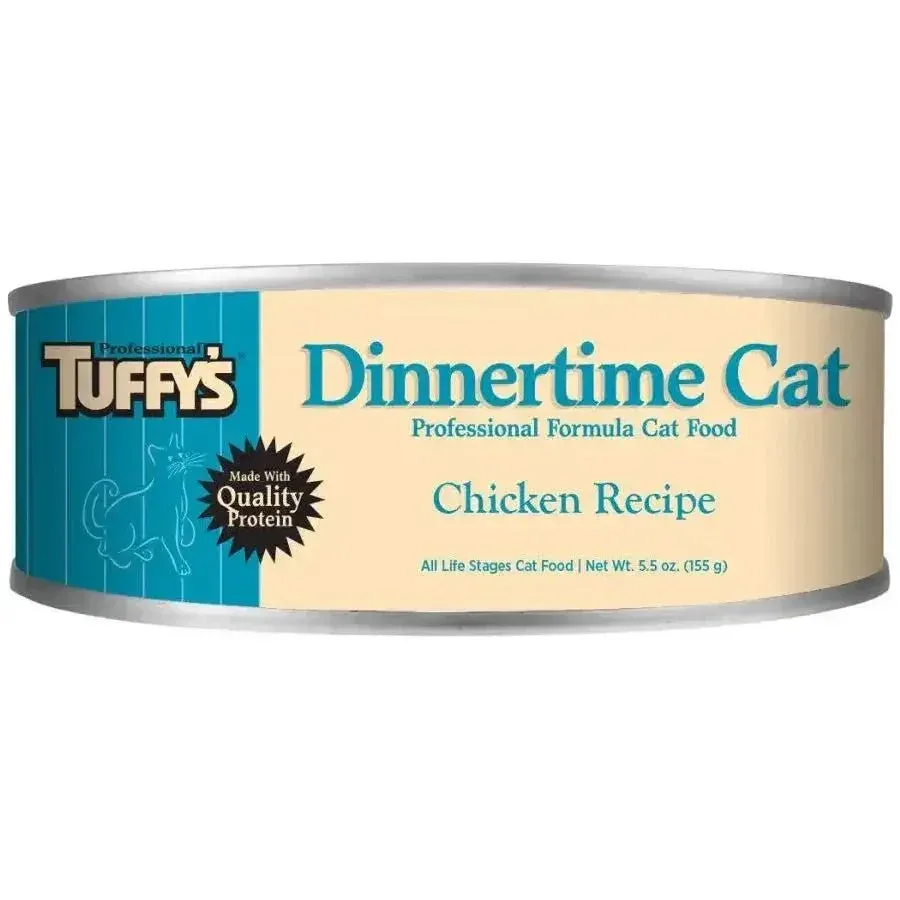 Tuffy's Dinnertime Chicken Canned Cat Food 24ea/5.5 oz