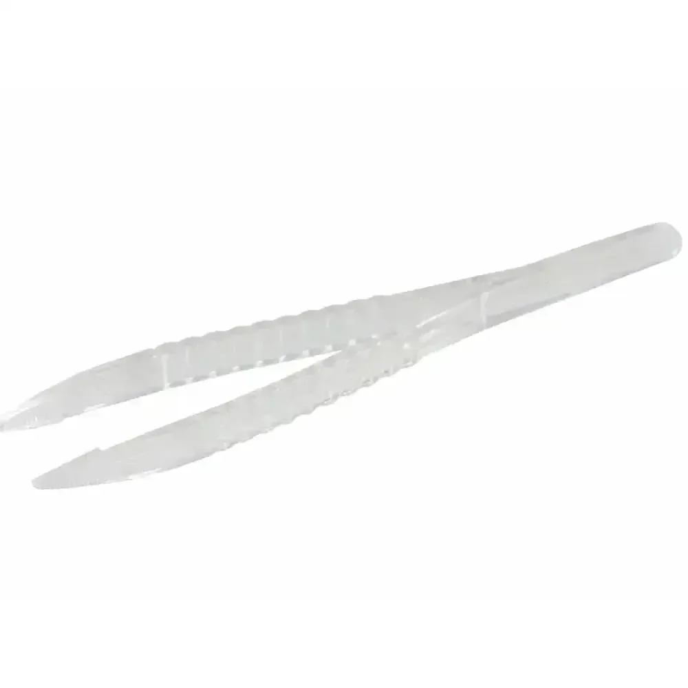 Tweezers plastic transparent