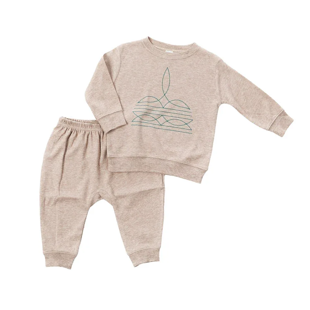 Twisted Filly Sandstone Boot Stitch 2 Piece - Image 2