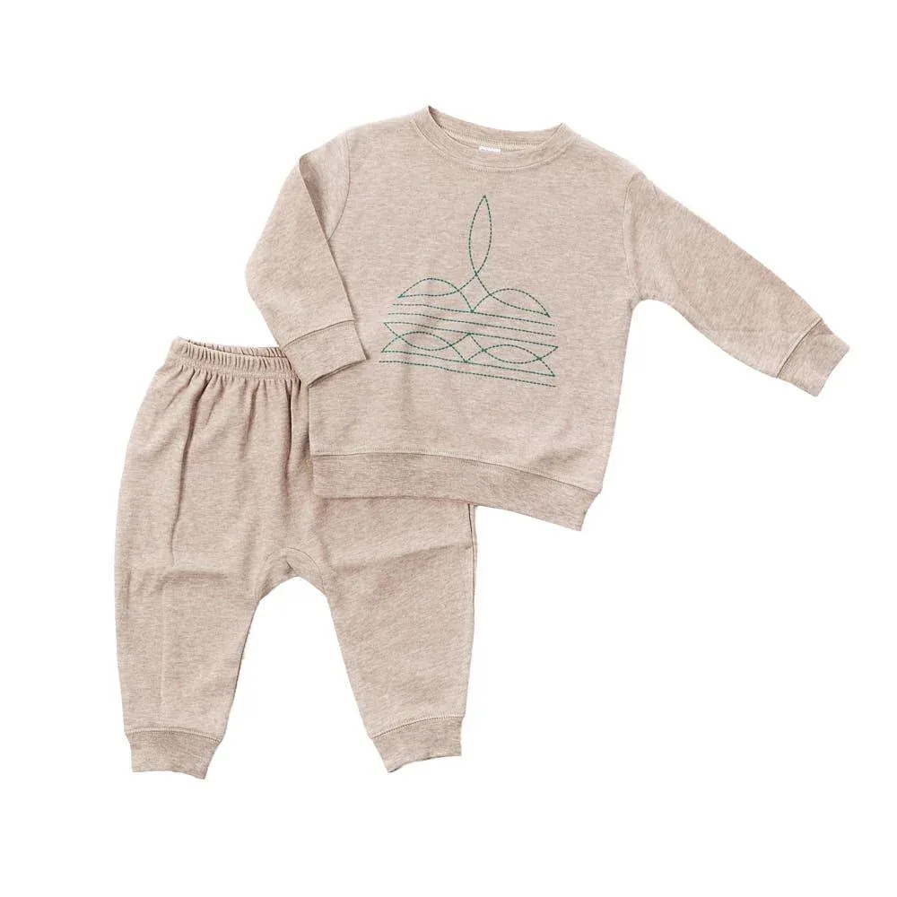 Twisted Filly Sandstone Boot Stitch 2 Piece