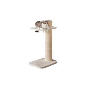 Two By Two 38-in City Cat Deluxe European Faux Fur Cat Tree