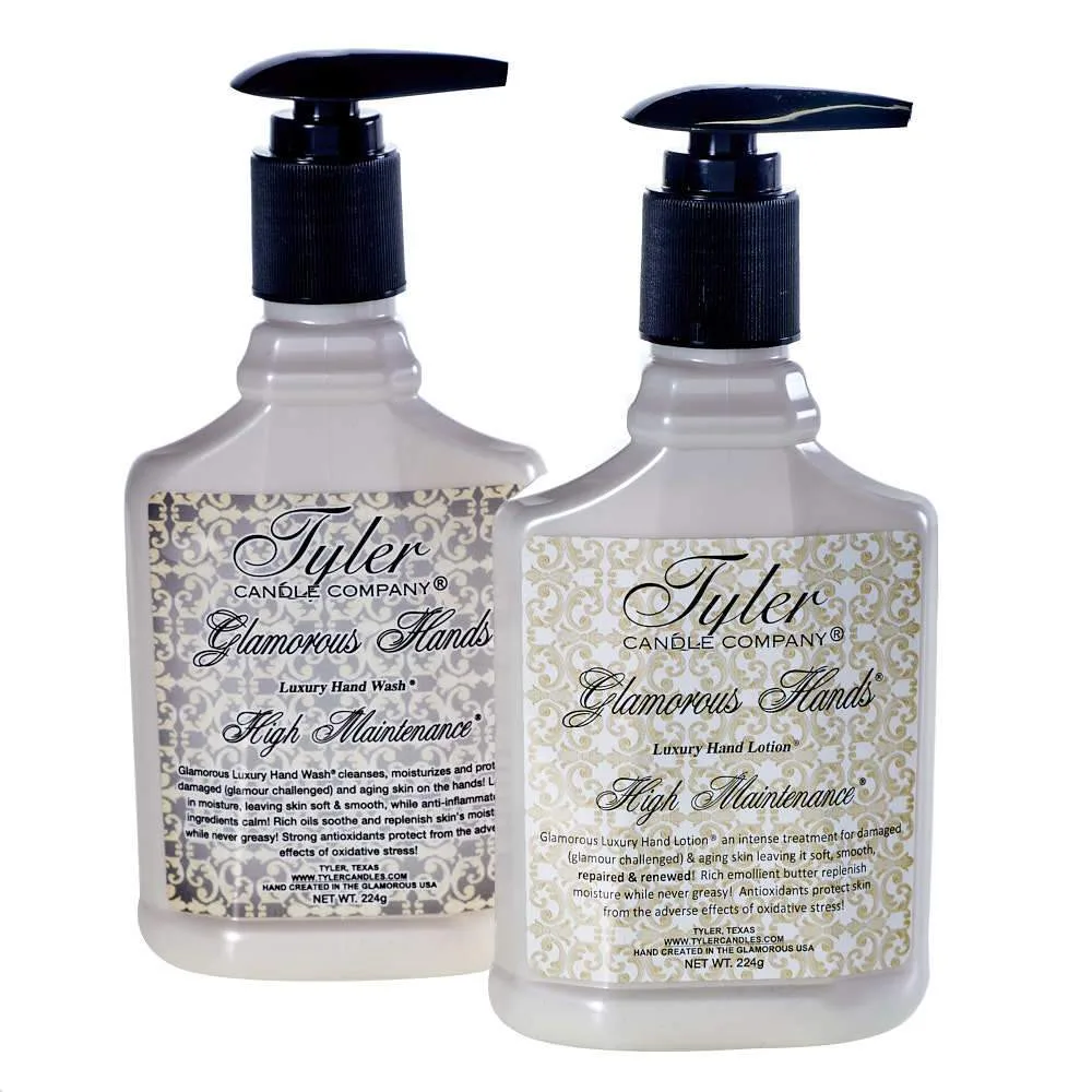 Tyler Candle Co . High Maintenance Glamorous Hand Gift Set