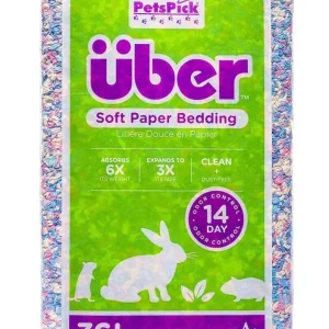 Uber Soft Paper Pet Bedding - Confetti - 36 L