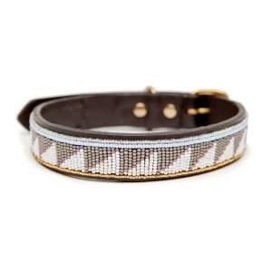 UBUNTU LIFE | Tribal Collar in Grey with Gold