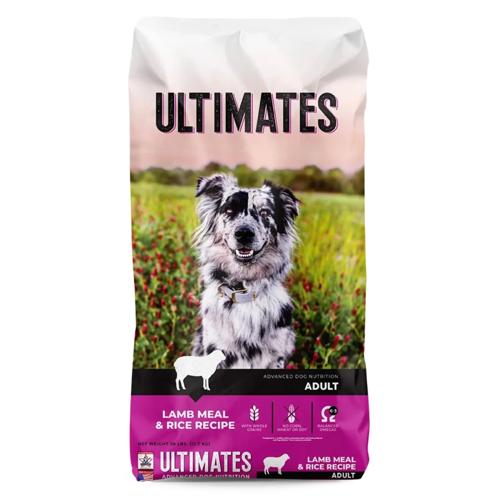 Ultimates Dry Dog Food Lamb Meal & Rice 5lb