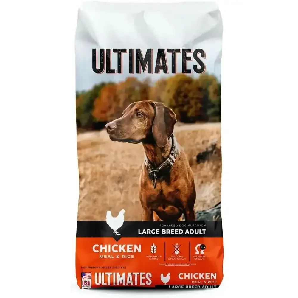 Ultimates Large Breed Dry Dog Food Chicken Meal & Rice 28 lb