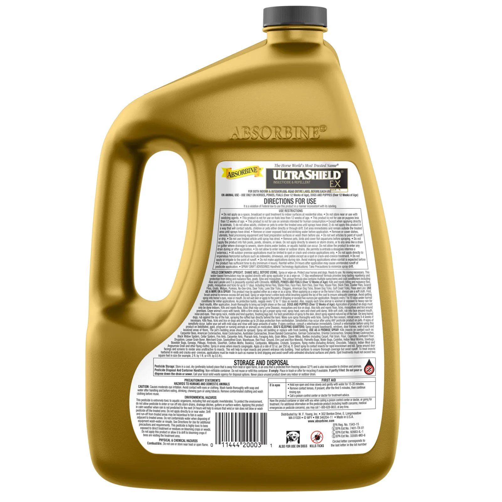UltraShield Gold Fly Spray Gallon - Image 2