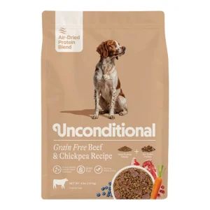 Unconditional Dog Air - Dried Grain Free Protein Blend Beef & Chickpea 4lbs.