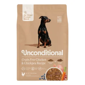 Unconditional Dog Air - Dried Grain Free Protein Blend Chicken & Chickpea 4lbs.