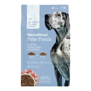 Unconditional Dog Prime Protein Air - Dried Grain Free Protein Blend Chicken 4lbs.