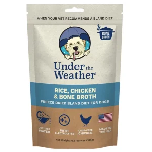 Under The Weather Wear Bland Diet for Dogs Chicken, Rice and Bone Broth