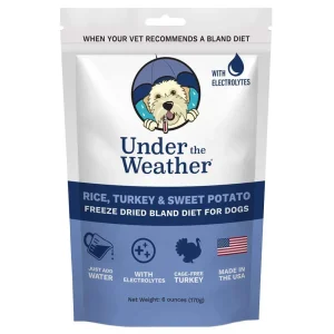 Under The Weather Wear Bland Diet for Dogs Rice Turkey and Sweet Potato