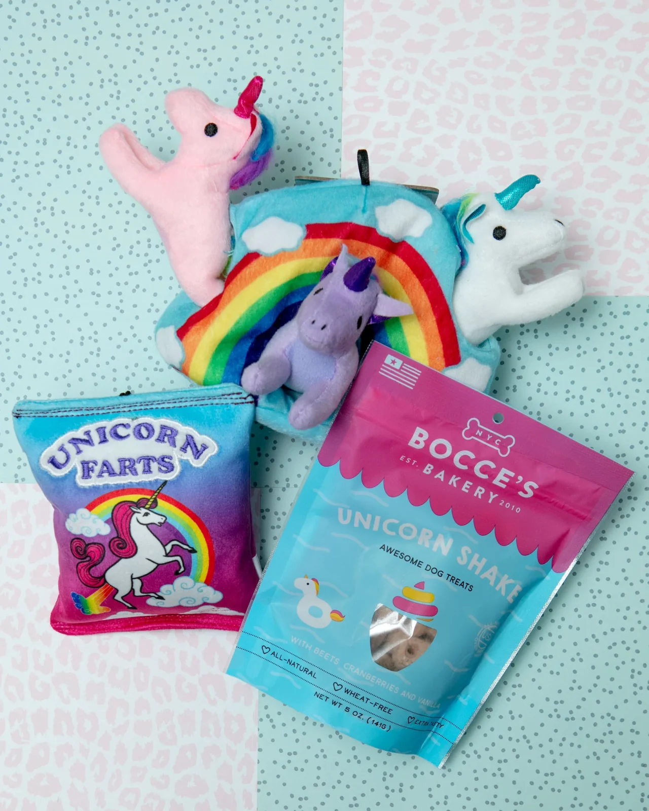 Unicorns are Magic! Dog Toy & Treat Bundle
