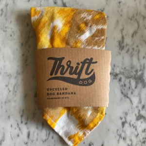 Upcycled Bandana in Golden Ikat (FINAL SALE)