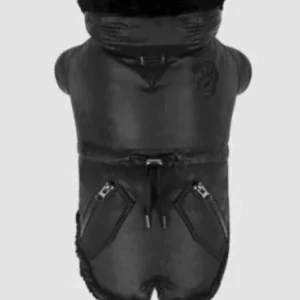 Urban Wax Dog Parka in Black
