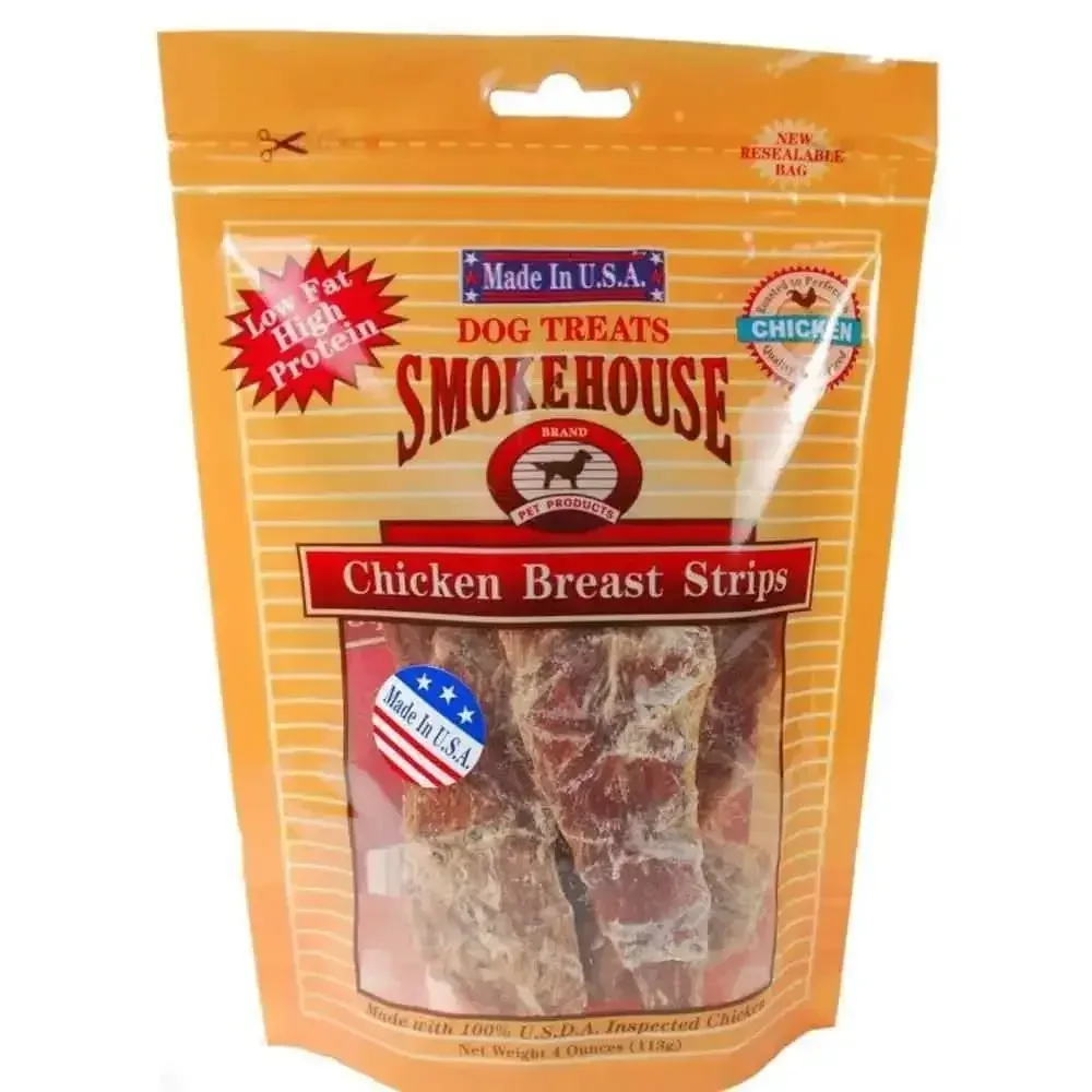 USA Made Chicken Strips Dog Treats - Smokehouse USA Premium Quality Treats