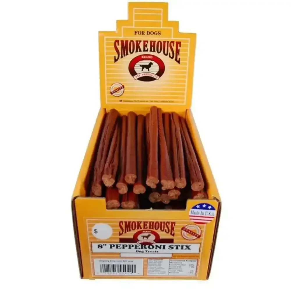 USA Made Pepperoni Stix Dog Treats - Delicious and Nutritious Chew for Your Pup