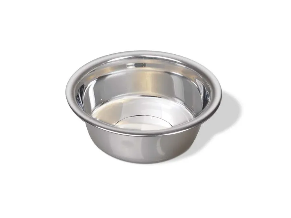 Van Ness Lightweight Stainless Steel Dish, Silver, Medium