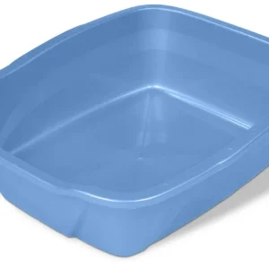 Van Ness Plastics Cat Litter Pan Blue, Giant