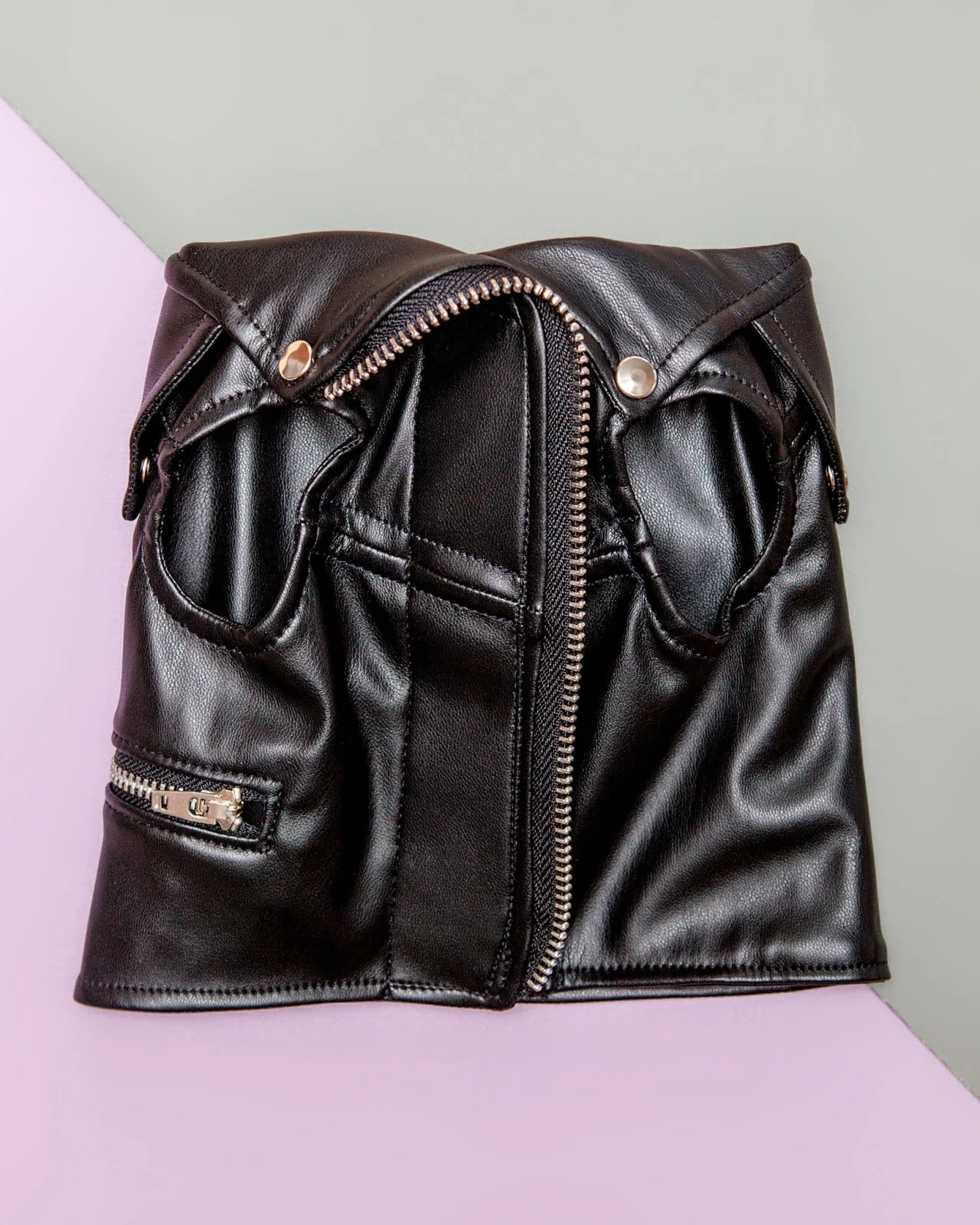 Vegan Leather Moto Vest for Dogs - Image 2