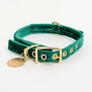 Velvet Collar in Emerald Green (FINAL SALE)