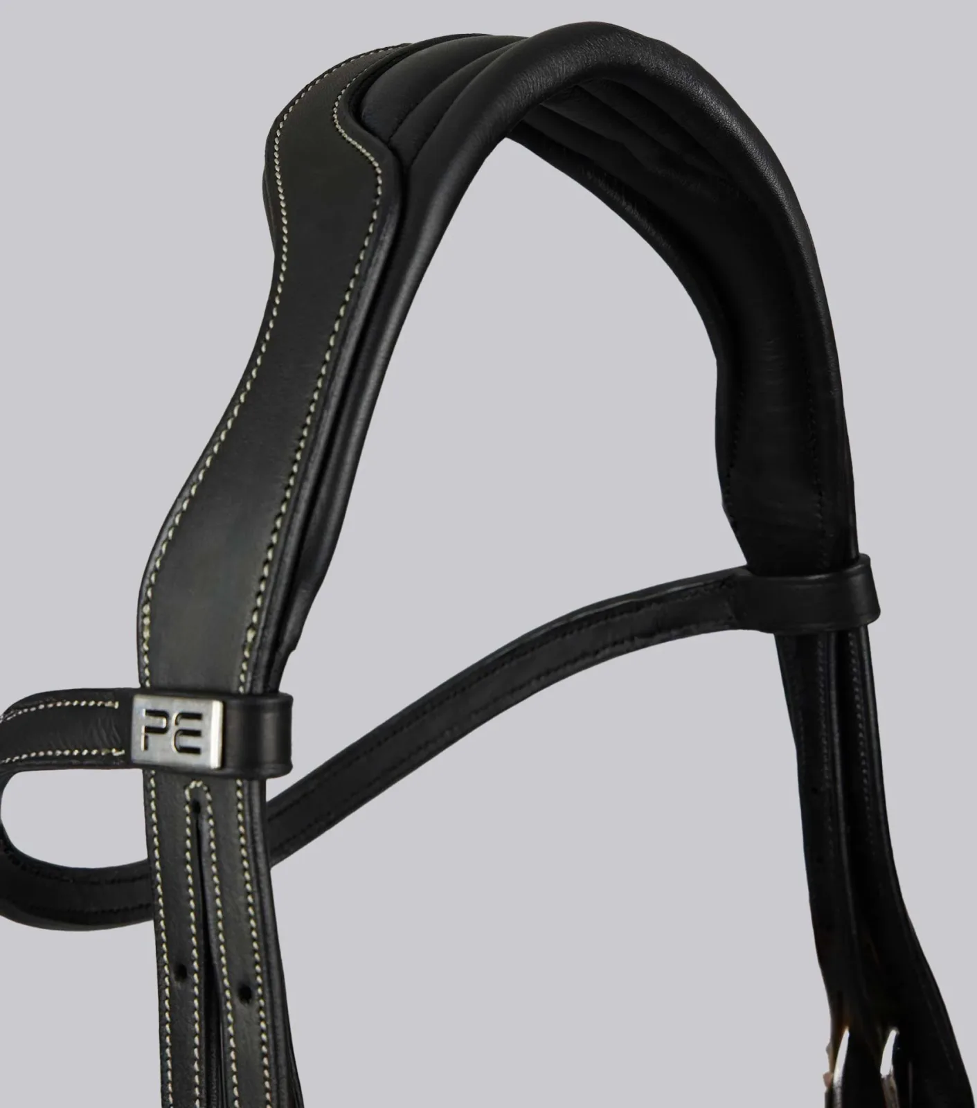 Veneto Anatomical Snaffle Bridle with Flash Black - Image 2