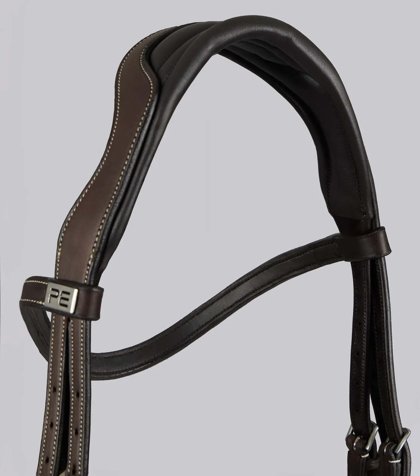 Veneto Anatomical Snaffle Bridle with Flash Brown - Image 2