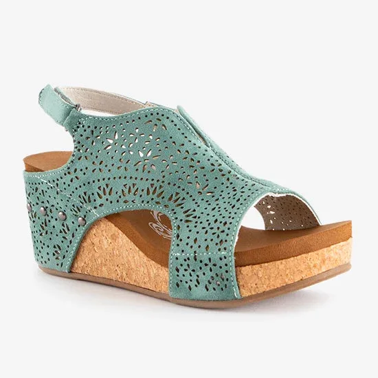 Very G Turquoise Free Fly 3 Sandals