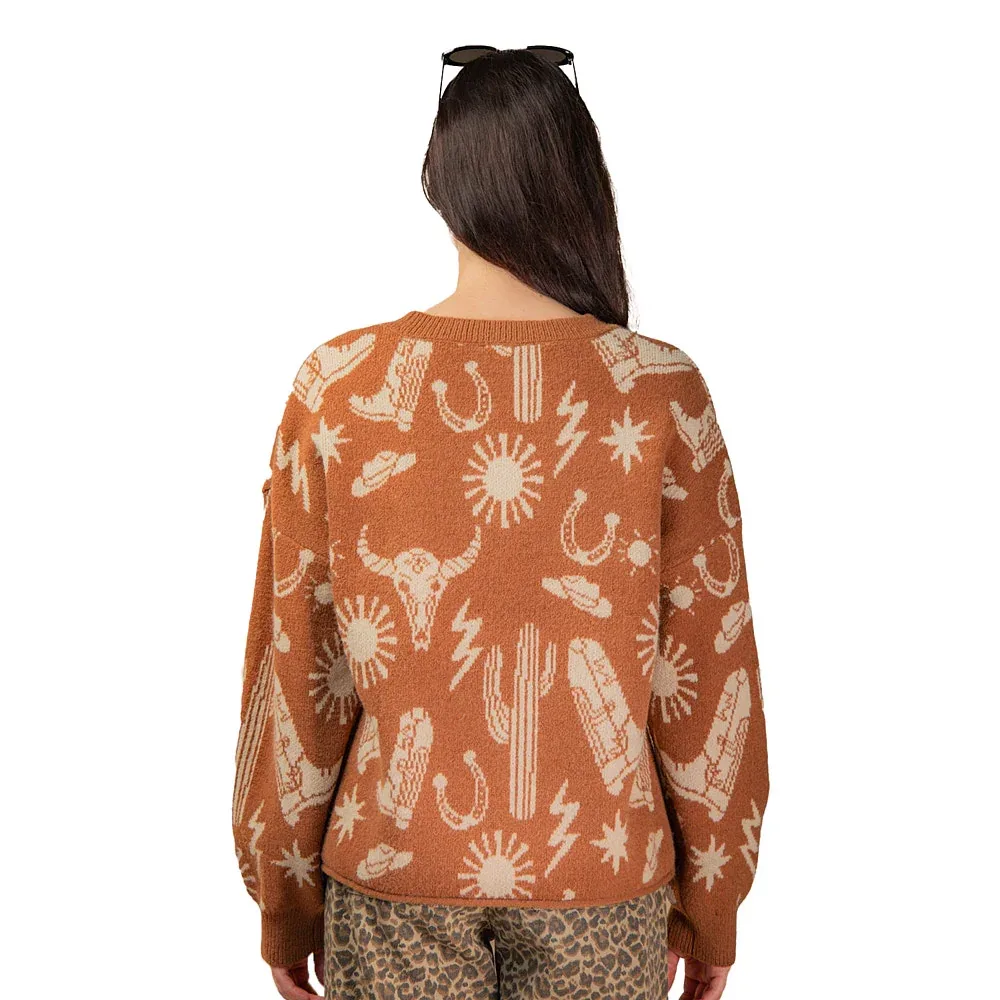 Very J Women's Camel Pull Over Top - Image 2