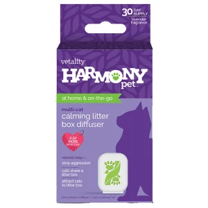 Vetality Cat Harmony Pet Calming Litter Box Diffuser Lavender Scent, 1 Count