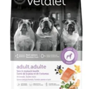 Vetdiet Salmon & Pea Formula Adult Skin & Stomach Health All Breeds Dry Dog Food