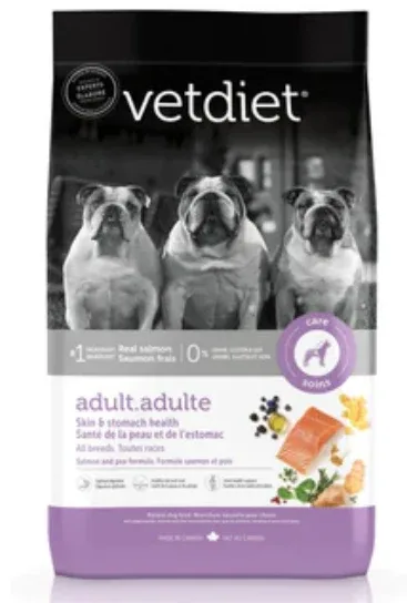 Vetdiet Salmon & Pea Formula Adult Skin & Stomach Health All Breeds Dry Dog Food