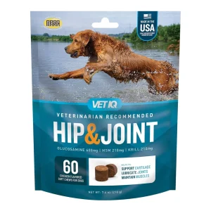 VetIQ Hip & Joint Dog Chewy Chicken Flavor 60ct
