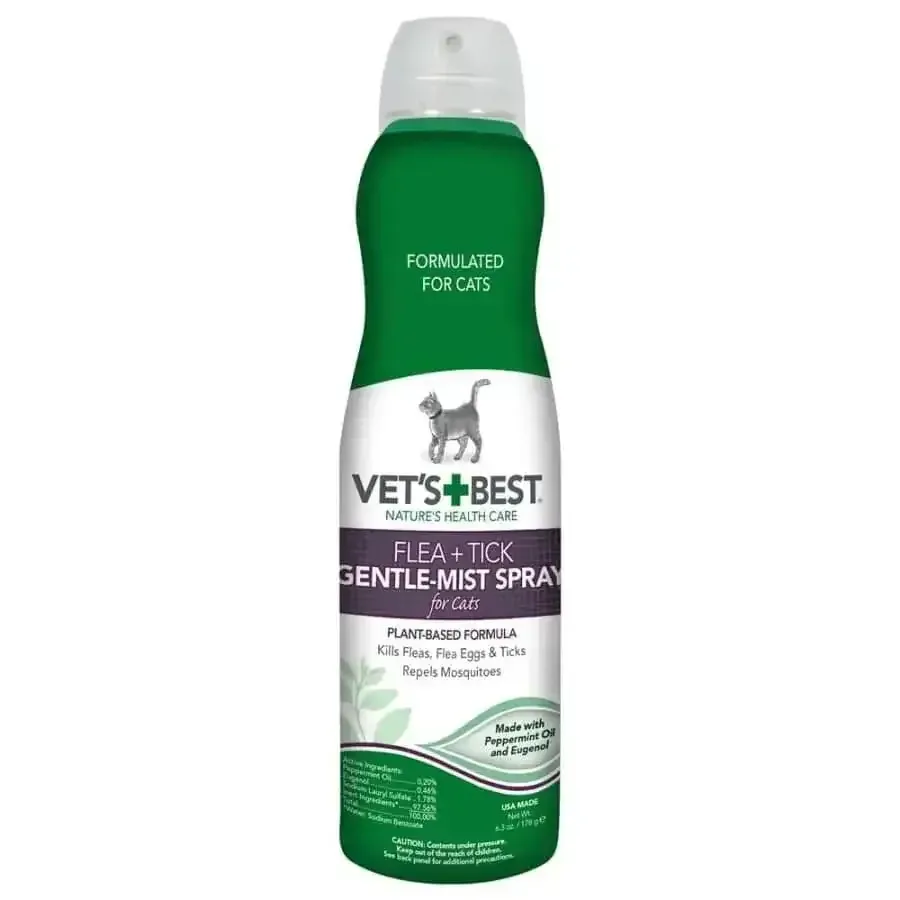 Vet's Best Flea and Tick Cat Gentle Mist Spray 6.3 oz