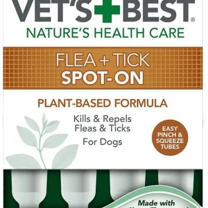 Vet's Best Flea and Tick Spot-On 1ea/1.6 ml, 4 ct