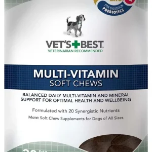 Vet's Best Multi-Vitamins Soft Chews Dog Supplement Tablets 30ct