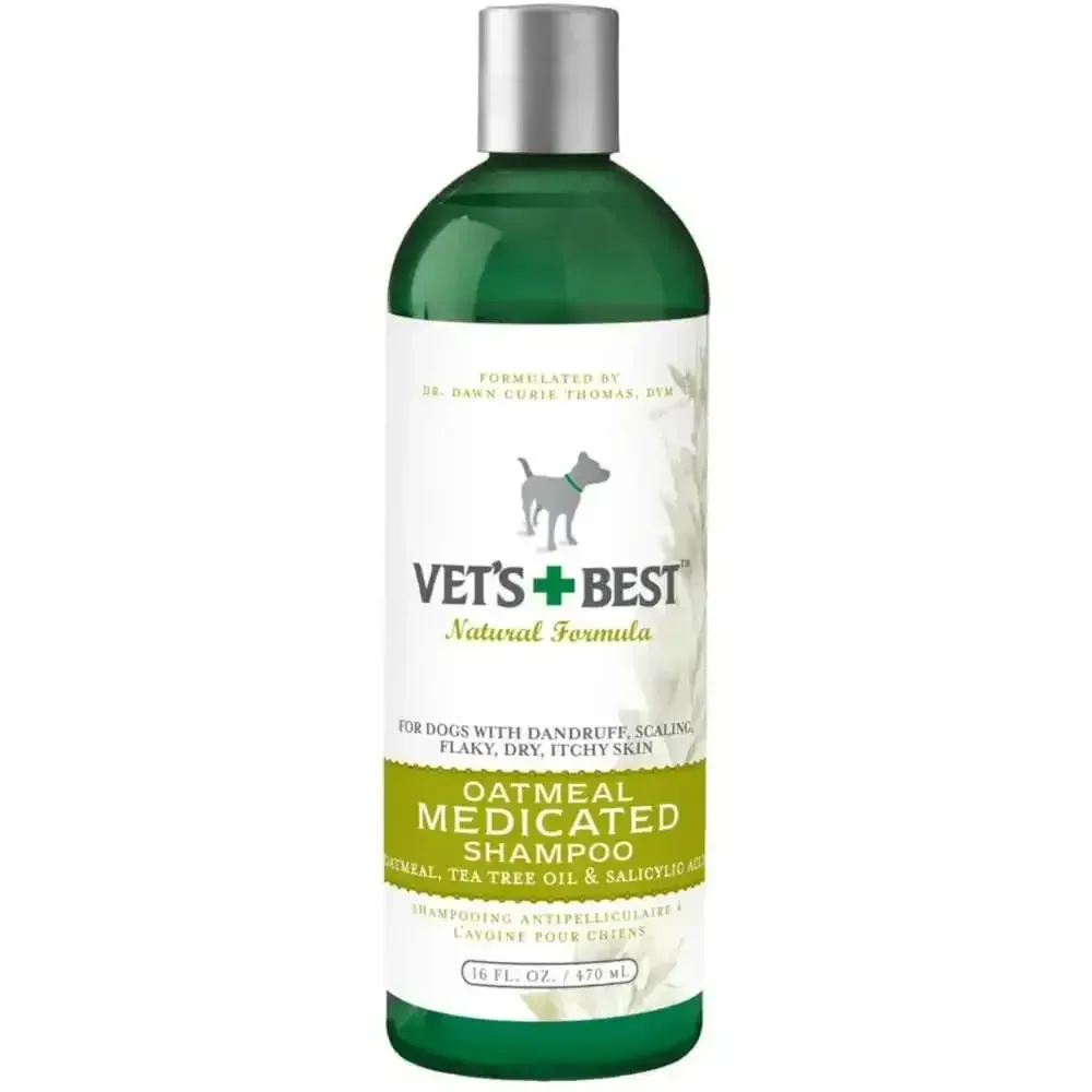 Vet's Best Oatmeal Medicated Dog Shampoo 16 fl oz