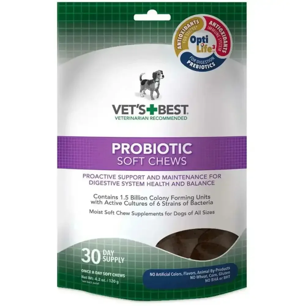 Vet's Best Probiotic Soft Chews 4.2 oz